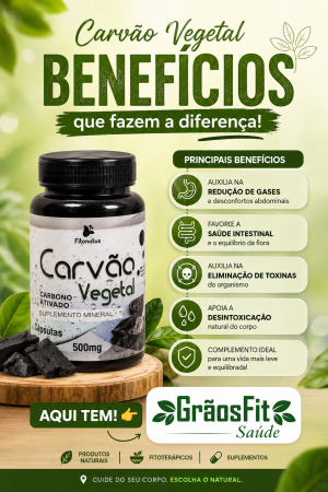 CARVÃO VEGETAL ATIVADO