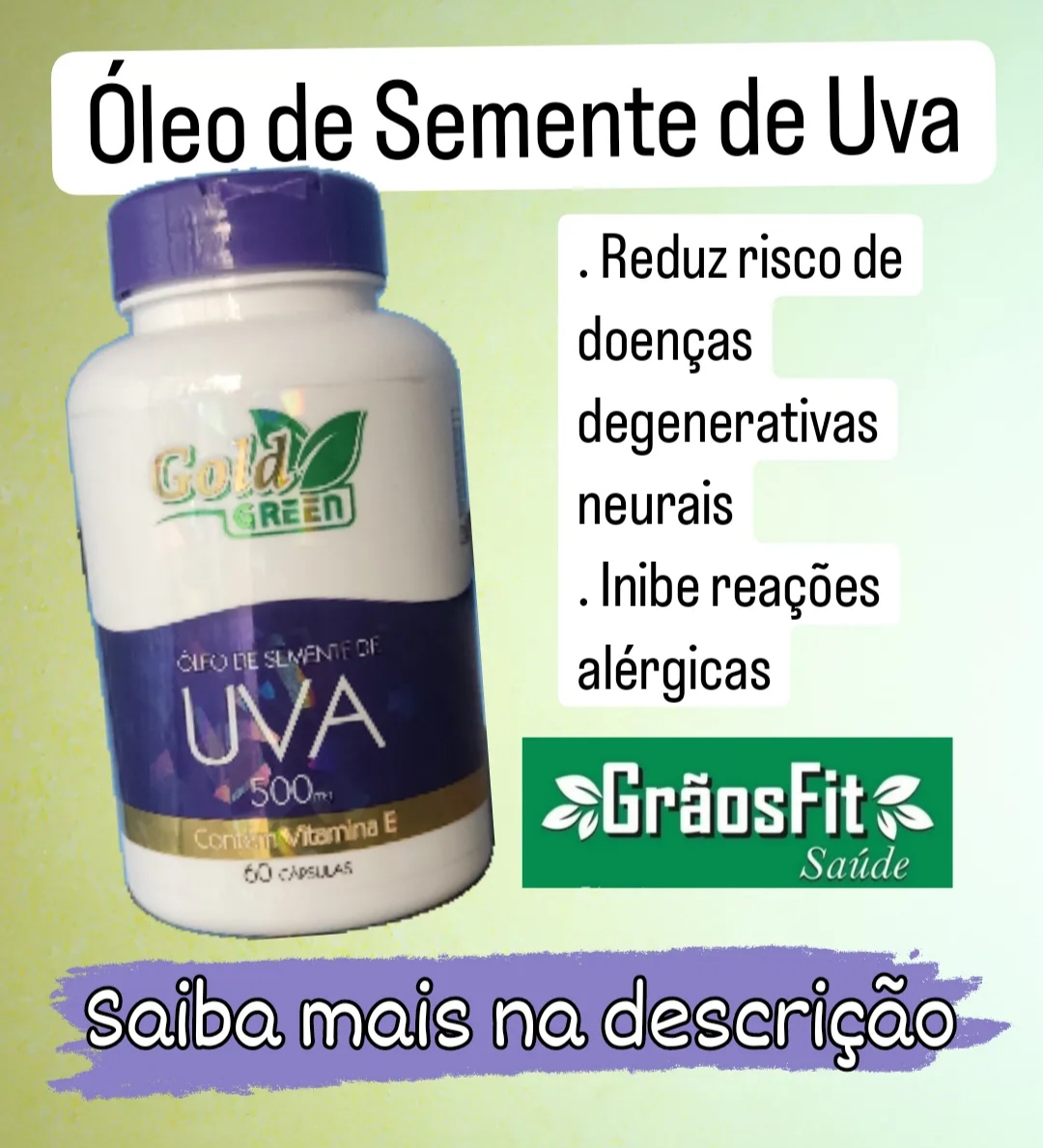 OLEO DE SEMENTE DE UVA